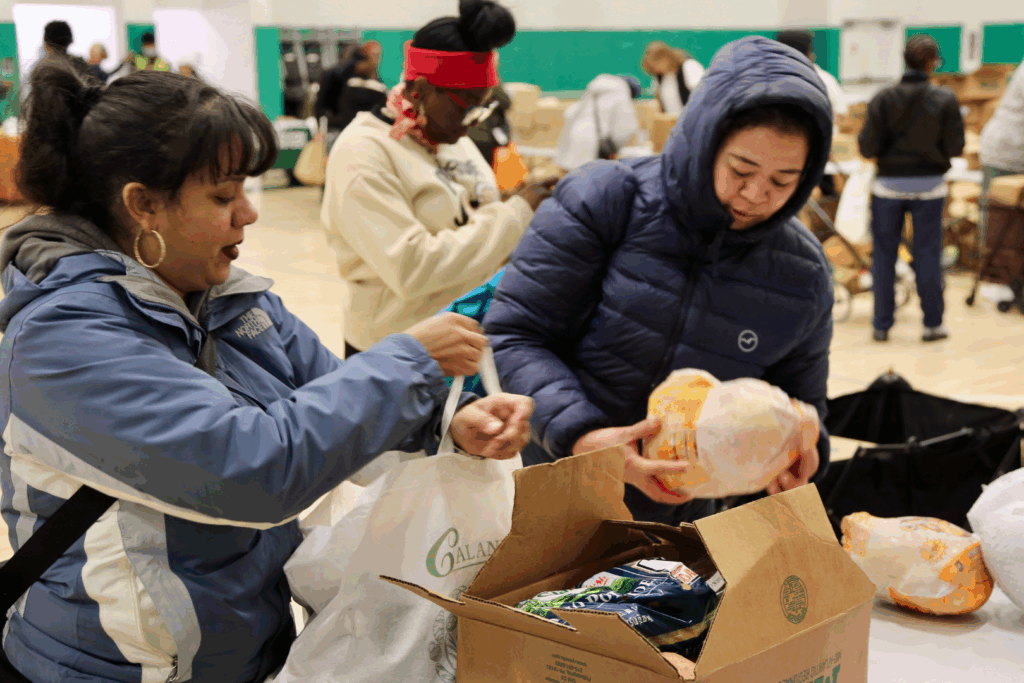 UCC served free holiday meals to more than 270 people at its annual “Friendsgiving” distribution